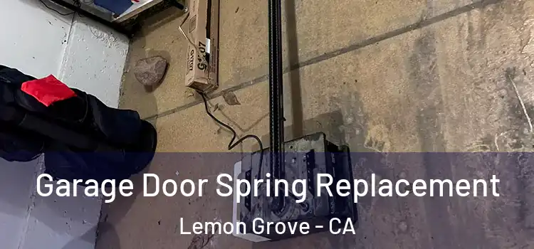 Garage Door Spring Replacement Lemon Grove - CA