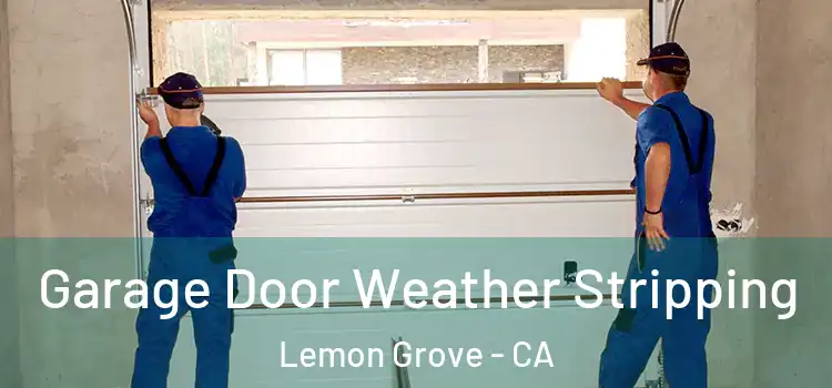  Garage Door Weather Stripping Lemon Grove - CA