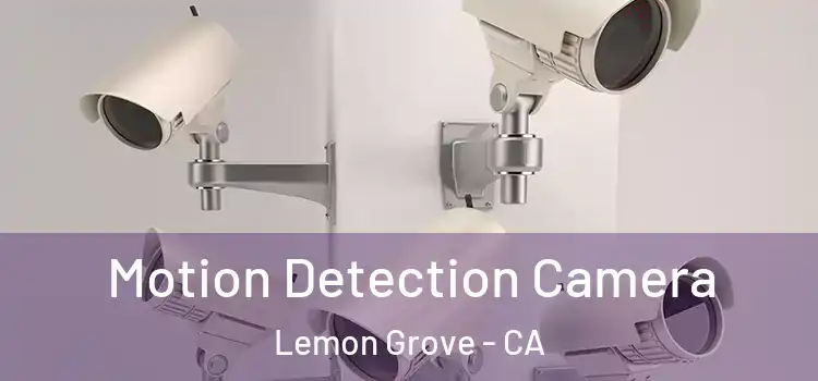  Motion Detection Camera Lemon Grove - CA