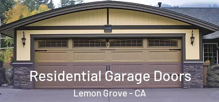  Residential Garage Doors Lemon Grove - CA